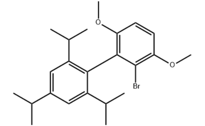 2-溴-3,6-二甲氧基-2',4',6'-三(异丙基)-1,1'-联苯,2-bromo-2',4',6'-triisopropyl-3,6-dimethoxybiphenyl