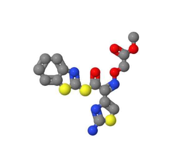 头孢克肟活性酯(甲酯),(S)-2-Benzothiazolyl (Z)-2-(2-aminothiazole-4-yl)-2-methoxycarbonylmethoxyiminothioacetate