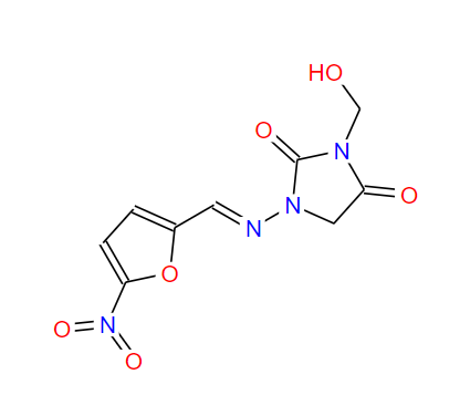 硝呋妥因醇,3-(hydroxymethyl)-1-[(E)-(5-nitrofuran-2-yl)methylideneamino]imidazolidine-2,4-dione