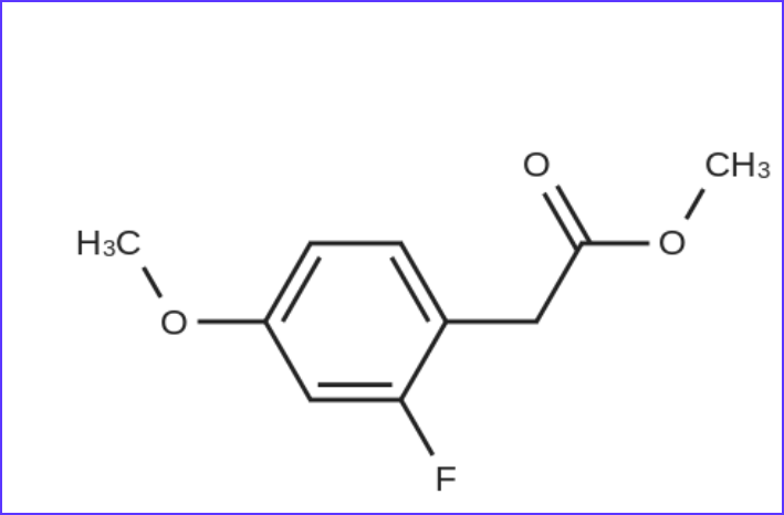 Benzeneacetic acid, 2-fluoro-4-methoxy-, methyl ester