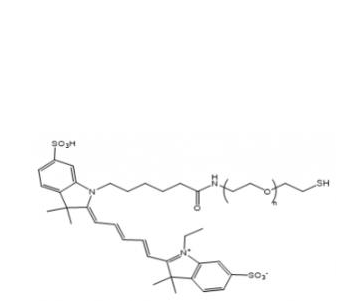 Cy5-聚乙二醇-硫醇/巯基,Cy5-PEG-SH,Cy5-PEG-Thiol