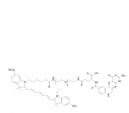 Cy7-PEG-Folate，Cy7-聚乙二醇-叶酸，Cy7-PEG-FA,Cy7-PEG-Folate