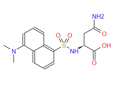 4-氨基-2-[(5-二甲基氨基萘-1-基)磺酰基氨基]-4-氧代丁酸,4-amino-2-[[5-(dimethylamino)naphthalen-1-yl]sulfonylamino]-4-oxobutanoic acid