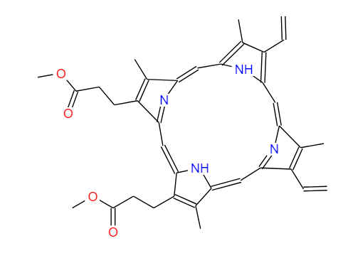 原卟啉二甲酯,Dimethylprotoporphyrin IX dimethyl ester