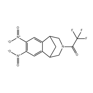 2,3,4,5-四氢-7,8-二硝基-3-(三氟乙酰基)-1,5-甲桥-1H-3-苯并氮杂卓,2,3,4,5-Tetrahydro-7,8-dinitro-3-(trifluoroacetyl)-1,5-methano-1H-3-benzazepine