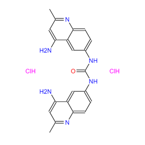 5424-37-3 1,3-二(4-氨基-2-甲基-6-喹啉基)脲二盐酸盐