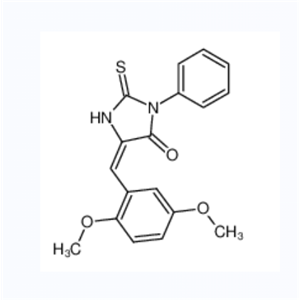 5-(2,5-dimethoxy-benzylidene)-3-phenyl-2-thioxo-imidazolidin-4-one,5-(2,5-dimethoxy-benzylidene)-3-phenyl-2-thioxo-imidazolidin-4-one