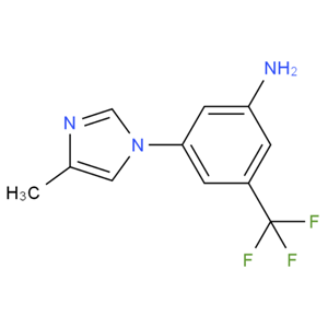 3-(4-甲基-1H-咪唑-1-基)-5-(三氟甲基)苯胺,3-(4-Methyl-1H-imidazol-1-yl)-5-(trifluoromethyl)aniline