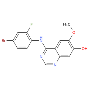 4-(4-溴-2-氟苯胺基)-7-羟基-6-甲氧基喹唑啉,4-(4-Bromo-2-fluoroanilino)-7-hydroxy-6-methoxyquinazoline