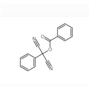 alpha,alpha-二氰基苄基苯甲酸酯,Propanedinitrile,2-(benzoyloxy)-2-phenyl-