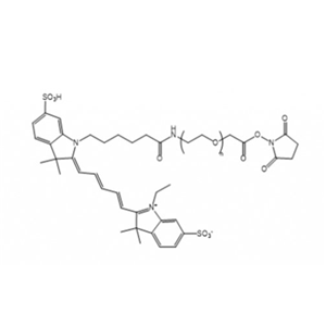 Cy5.5-聚乙二醇-马来酰亚胺,Cy5.5-PEG-maleimide