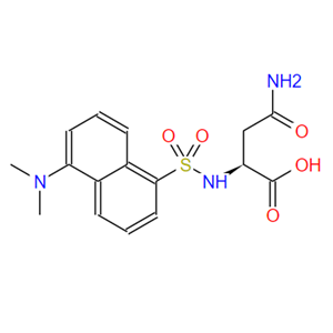 4-氨基-2-[(5-二甲基氨基萘-1-基)磺酰基氨基]-4-氧代丁酸,4-amino-2-[[5-(dimethylamino)naphthalen-1-yl]sulfonylamino]-4-oxobutanoic acid