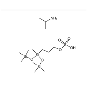 3-[1,3,3,3-四甲基-1-[(三甲基硅烷基)氧基]二硅氧基]丙基硫酸酯异丙基铵盐,isopropylammonium 3-[1,3,3,3-tetramethyl-1-[(trimethylsilyl)oxy]disiloxanyl]propyl sulphate