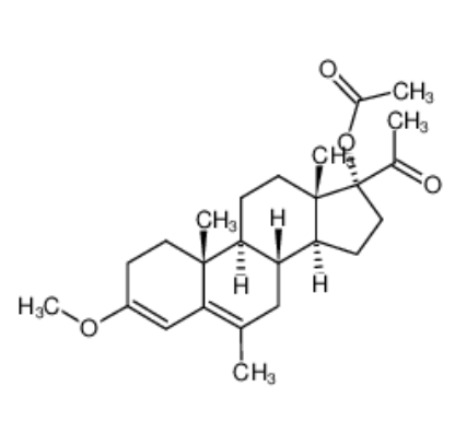 [(8R,9S,10R,13S,14S,17R)-17-乙酰基-3-甲氧基-6,10,13-三甲基-1,2,7,8,9,11,12,14,15,16-十氢环戊烯并[a]菲-17-基]乙酸酯,3-Methoxy-17α-acetoxy-6-methyl-pregnadien-(3,5)-on-(20)