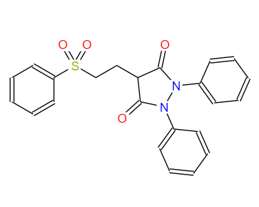 1,2-二(苯基)-4-(2-苯磺?；一?吡唑烷-3,5-二酮,1,2-diphenyl-4-[2-(phenylsulphonyl)ethyl]pyrazolidine-3,5-dione