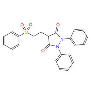 1,2-二(苯基)-4-(2-苯磺酰基乙基)吡唑烷-3,5-二酮
