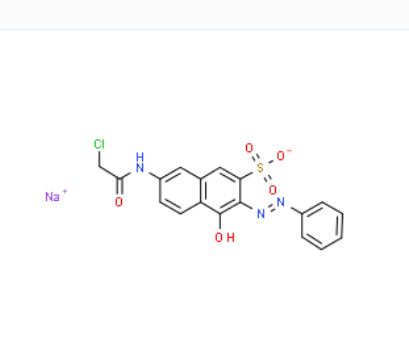 sodium 7-[(chloroacetyl)amino]-4-hydroxy-3-(phenylazo)naphthalene-2-sulphonate,sodium 7-[(chloroacetyl)amino]-4-hydroxy-3-(phenylazo)naphthalene-2-sulphonate