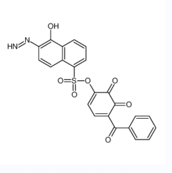 5-[4-(苯甲酰基)-2,3-二羟基苯氧基]磺酰基-2-偶氮基萘-1-醇,5-(4-benzoyl-2,3-dihydroxyphenoxy)sulfonyl-2-diazonionaphthalen-1-olate