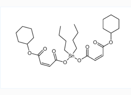 (Z,Z)-dibutylbis[[4-(cyclohexyloxy)-1,4-dioxoallyl]oxy]stannane,(Z,Z)-dibutylbis[[4-(cyclohexyloxy)-1,4-dioxoallyl]oxy]stannane