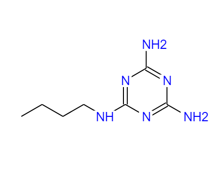 2,4-二氨基-6-丁氨基-1,3,5-三嗪,2-N-butyl-1,3,5-triazine-2,4,6-triamine