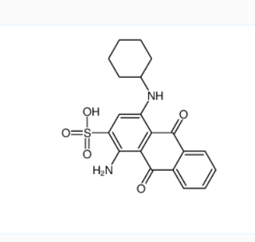 1-氨基-4-(环己基氨基)-9,10-二氢-9,10-二氧代蒽-2-磺酸,1-amino-4-(cyclohexylamino)-9,10-dihydro-9,10-dioxoanthracene-2-sulphonic acid