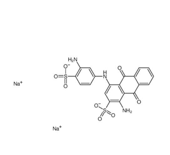 disodium 1-amino-4-(3-amino-4-sulphonatoanilino)-9,10-dihydro-9,10-dioxoanthracene-2-sulphonate,disodium 1-amino-4-(3-amino-4-sulphonatoanilino)-9,10-dihydro-9,10-dioxoanthracene-2-sulphonate