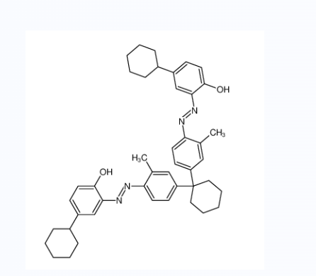 溶剂黄 29,(6E)-4-cyclohexyl-6-[[4-[1-[4-[(2E)-2-(3-cyclohexyl-6-oxocyclohexa-2,4-dien-1-ylidene)hydrazinyl]-3-methylphenyl]cyclohexyl]-2-methylphenyl]hydrazinylidene]cyclohexa-2,4-dien-1-one