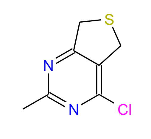 4-氯-5,7-二氢-2-甲基-噻吩并[3,4-D]嘧啶,4-chloro-5,7-dihydro-2-methylthieno[3,4-d]pyrimidine