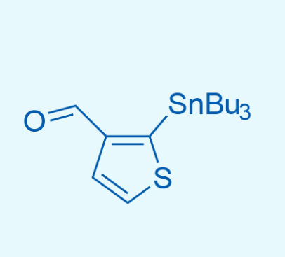 2-(Tributylstannyl)thiophene-3-carbaldehyde,2-(Tributylstannyl)thiophene-3-carbaldehyde