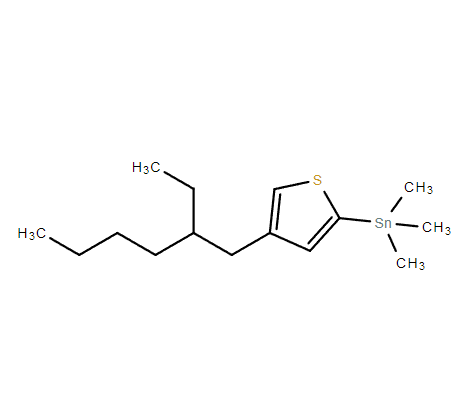 (4-(2-Ethylhexyl)thiophen-2-yl)trimethylstannane,(4-(2-Ethylhexyl)thiophen-2-yl)trimethylstannane