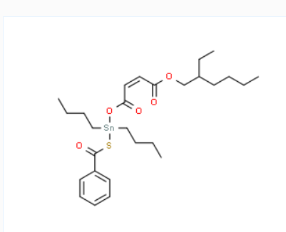 4-[[(硫代苯甲酰基)二丁基锡烷基]氧基]-4-氧代异巴豆酸 2-乙基己基酯,2-ethylhexyl 4-[[(benzoylthio)dibutylstannyl]oxy]-4-oxoisocrotonate