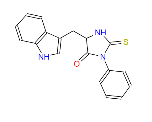 苯基硫代乙内酰脲-色氨酸,4-Imidazolidinone,5-(1H-indol-3-ylmethyl)-3-phenyl-2-thioxo-