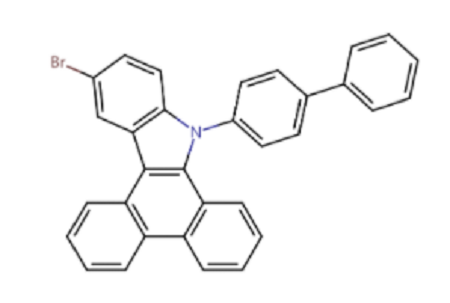 9-[1,1'-Biphenyl]-4-yl-12-bromo-9H-dibenzo[a,c]carbazole,9-[1,1'-Biphenyl]-4-yl-12-bromo-9H-dibenzo[a,c]carbazole