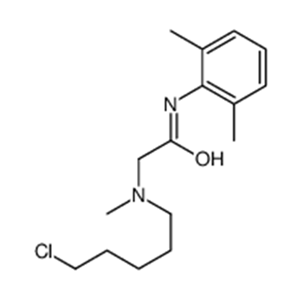 N-(2,6-Dimethylphenyl)-2-[(5-chloropentyl)methylamino]acetamide,2-[5-chloropentyl(methyl)amino]-N-(2,6-dimethylphenyl)acetamide