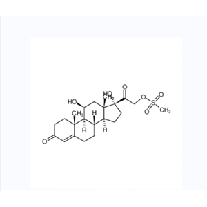 11beta,17,21-三羟基孕甾-4-烯-3,20-二酮 21-甲烷磺酸酯	