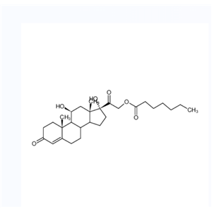 21-Oenanthoyloxy-Δ4-pregnendiol-(11β.17)-dion-