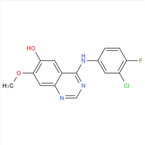 4-(3-氯-4-氟苯氨基)-7-甲氧基喹唑啉-6-醇,4-(3-Chloro-4-fluorophenylamino)-7-methoxyquinazolin-6-ol