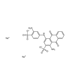 disodium 1-amino-4-(3-amino-4-sulphonatoanilino)-9,10-dihydro-9,10-dioxoanthracene-2-sulphonate,disodium 1-amino-4-(3-amino-4-sulphonatoanilino)-9,10-dihydro-9,10-dioxoanthracene-2-sulphonate