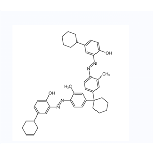 溶剂黄 29,(6E)-4-cyclohexyl-6-[[4-[1-[4-[(2E)-2-(3-cyclohexyl-6-oxocyclohexa-2,4-dien-1-ylidene)hydrazinyl]-3-methylphenyl]cyclohexyl]-2-methylphenyl]hydrazinylidene]cyclohexa-2,4-dien-1-one