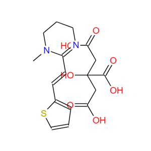 柠檬酸吡喃酯盐,(E)-1,4,5,6-tetrahydro-1-methyl-2-[2-(2-thienyl)vinyl]pyrimidine citrate (1:1)