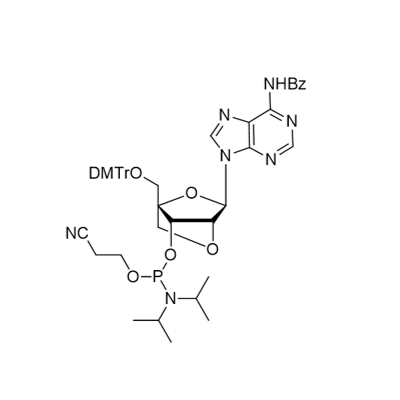 LNA-A(Bz) phosphoramidite,N6-benzoyl-5'-O-(4, 4'-dimethoxytrityl)-2'-O-4'-C-Locked-adenosine-3'-cyanoethyl Phosphoramidite
