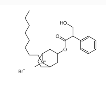 endo-()-3-(3-hydroxy-1-oxo-2-phenylpropoxy)-8-methyl-8-octyl-8-azoniabicyclo[3.2.1]octane bromide,endo-()-3-(3-hydroxy-1-oxo-2-phenylpropoxy)-8-methyl-8-octyl-8-azoniabicyclo[3.2.1]octane bromide
