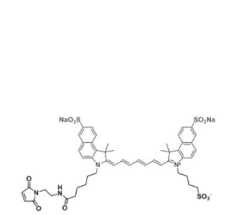 水溶性吲哚菁绿-马来酰亚胺,diSulfo-ICG maleimide