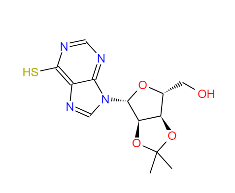 2',3'-O-異亞丙基-6-巰嘌呤核糖苷,Inosine,2',3'-O-(1-methylethylidene)-6-thio- (9CI)