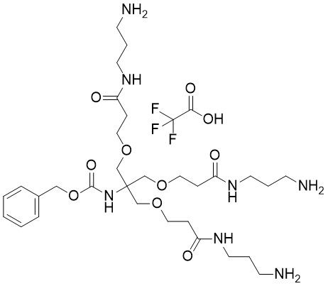 CBZ-TRIS-ACRYLATE-Diaminopropane TFA,CBZ-TRIS-ACRYLATE-Diaminopropane TFA