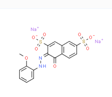 4-羟基-3-[(2-甲氧基苯基)偶氮]萘-2,7-二磺酸二钠,disodium 4-hydroxy-3-[(2-methoxyphenyl)azo]naphthalene-2,7-disulphonate