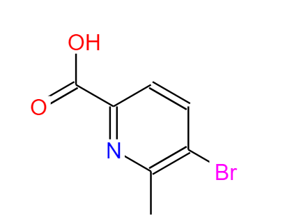 5-溴-6-甲基吡啶-2-甲酸,5-Bromo-6-methylpicolinic acid