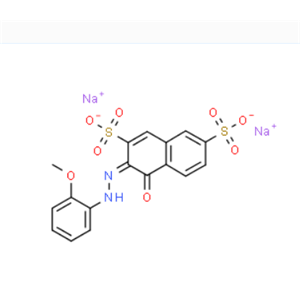 5858-63-9 4-羥基-3-[(2-甲氧基苯基)偶氮]萘-2,7-二磺酸二鈉