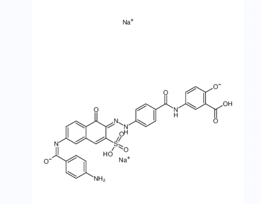 直接紅 145,disodium,(3Z)-7-[(4-aminobenzoyl)amino]-3-[[4-[(3-carboxy-4-oxidophenyl)carbamoyl]phenyl]hydrazinylidene]-4-oxonaphthalene-2-sulfonate