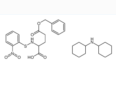 5-芐基N-((2-硝基苯基)硫代)-2-氨基戊二酸酯,化合物與N-二環(huán)己胺(1:1),5-benzyl N-[(2-nitrophenyl)thio]-2-aminoglutarate, compound with N-dicyclohexylamine (1:1)